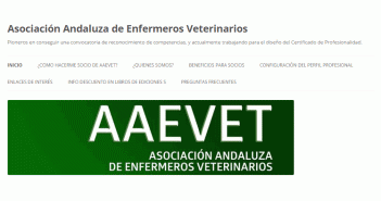 Nueva web de la Asociación Andaluza de Enfermeros Veterinarios (AAEVET)