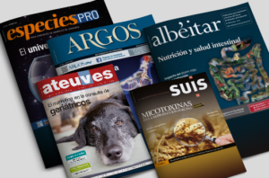 Revistas de Grupo Asís: Albéitar, Argos, Ateuves, EspeciesPRO y Suis